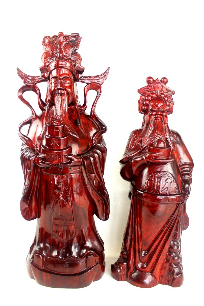 廠家直銷紅木工藝品財(cái)神擺件 木質(zhì)工藝品 武財(cái)神爺佛像 一件起