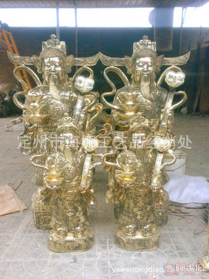 【廠家供應銅財神銅雕財神銅雕文財神大型純銅財神爺尺寸齊全】定州市海娜工藝品經銷處 - 產品庫
